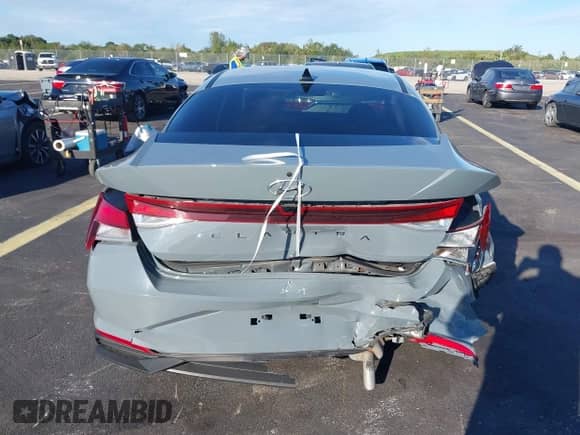 2023 Hyundai Elantra SEL with VIN KMHLM4AGXPU396988, listed as a IAAI auction lot 43447208 with 22,473 mi miles and . Bid and sale history available at DreamBid. Image 17.