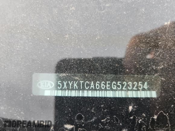 ✅ 2014 Kia Sorento LX • VIN: 5XYKTCA66EG523254 • Лот: 91449255. Опубликован ранее на Copart с пробегом 281 540 миль. Бесплатный доступ к архиву аукционных продаж из США и подробный отчёт об истории автомобиля на DreamBid. Изображение 13.