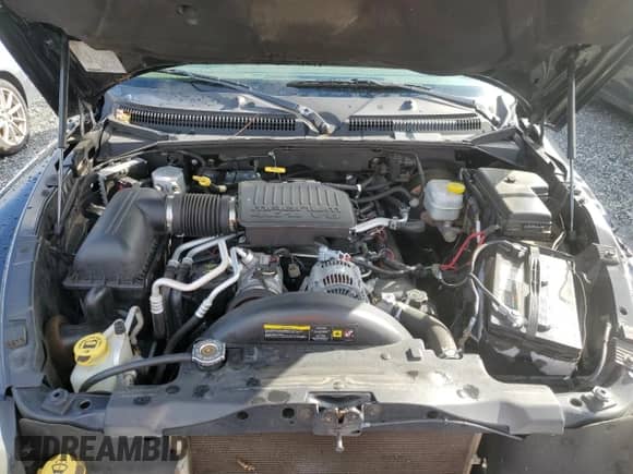 2005 Dodge Dakota SLT with VIN 1D7HE48NX5S109529, listed as a Copart auction lot 56298035 with 110,696 mi miles and Salvage title. Bid and sale history available at DreamBid. Image 11.