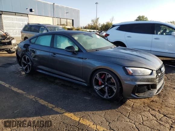 ✅ 2019 Audi RS 5 Sportback • VIN: WUABWCF55KA907578 • Lot: 81042895. Listed on Copart with 55,110 mi. Free auction sales archive from the USA and detailed vehicle history report at DreamBid. Image 4.