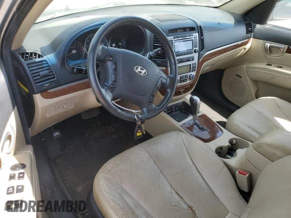 2009 Hyundai Santa Fe Limited with VIN 5NMSH13E19H253632, listed as a Copart auction lot 60447984 with 221,600 mi miles and Salvage title. Bid and sale history available at DreamBid. Image 8.