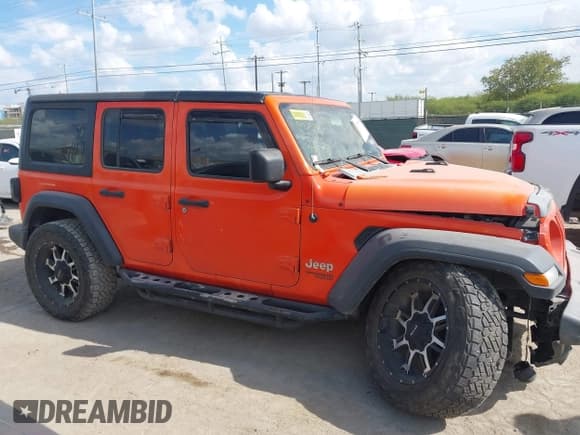 ✅ 2018 Jeep Wrangler Unlimited Sport S • VIN: 1C4HJXDG9JW226181 • Lot: 43527960. Listed on IAAI with 191,406 mi. Free auction sales archive from the USA and detailed vehicle history report at DreamBid. Image 13.