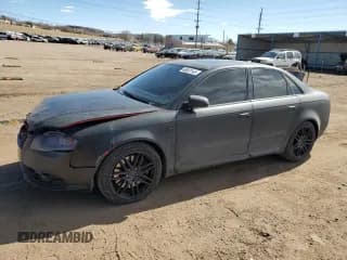 ✅ 2008 Audi S4 • VIN: WAUGL78E58A151529 • Lot: 46852145. Listed on Copart with 90,813 mi. Free auction sales archive from the USA and detailed vehicle history report at DreamBid. Image 1.