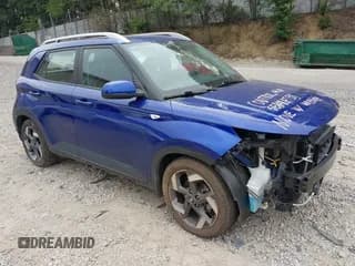 ✅ 2022 Hyundai Venue SEL • VIN: KMHRC8A3XNU143507 • Лот: 42872479. Опубликован ранее на IAAI с пробегом 52 859 миль. Бесплатный доступ к архиву аукционных продаж из США и подробный отчёт об истории автомобиля на DreamBid. Изображение 1.