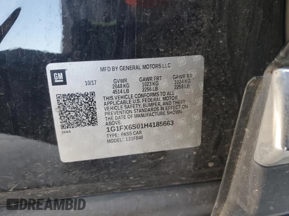 ✅ 2017 Chevrolet Bolt EV Premier • VIN: 1G1FX6S01H4185663 • Lot: 54690915. Wystawiony na Copart z przebiegiem 101 114 mil. Bezpłatny archiwum sprzedaży aukcyjnych z USA i szczegółowy raport historii pojazdu na DreamBid. Zdjęcie 12.