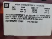 ✅ 2002 Pontiac Firebird Firebird • VIN: 2G2FS32K522122668 • Lot: 89856255. Listed on Copart with 149,243 mi. Free auction sales archive from the USA and detailed vehicle history report at DreamBid. Image 12.