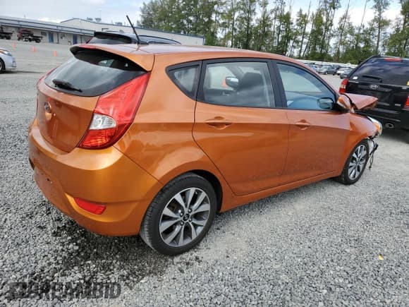 ✅ 2016 Hyundai Accent Sport • VIN: KMHCU5AE5GU251250 • Лот: 71916225. Опубликован ранее на Copart с пробегом 66 958 миль. Бесплатный доступ к архиву аукционных продаж из США и подробный отчёт об истории автомобиля на DreamBid. Изображение 3.