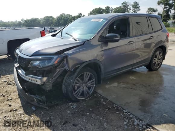 ✅ 2021 Honda Passport EX-L • VIN: 5FNYF7H50MB011873 • Lot: 63999955. Listed on Copart with 86,739 mi. Free auction sales archive from the USA and detailed vehicle history report at DreamBid. Image 1.