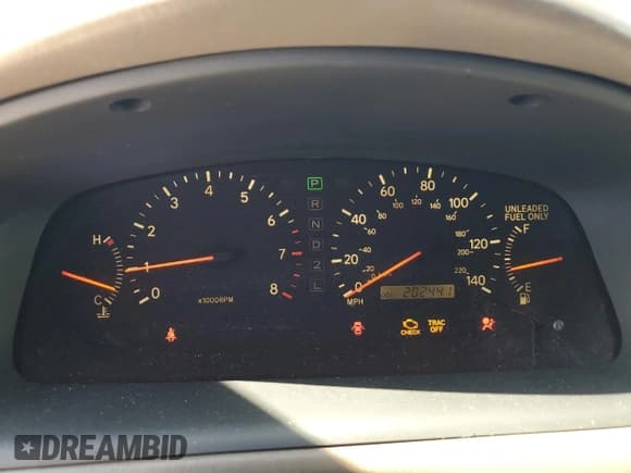 ✅ 2001 Lexus ES 300 • VIN: JT8BF28G210322000 • Lot: 60642044. Listed on Copart with 202,441 mi. Free auction sales archive from the USA and detailed vehicle history report at DreamBid. Image 9.