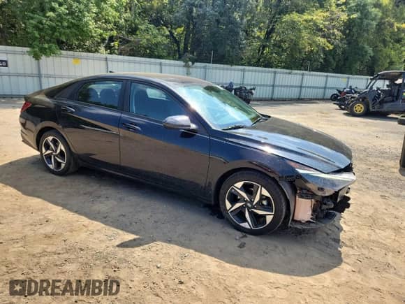 2023 Hyundai Elantra SEL z VIN KMHLS4AG1PU605301, wystawiony jako Copart lot #80693425 z przebiegiem 37 680 mil mil oraz Szkoda całkowita • Salvage title. Historia ofert i sprzedaży dostępna na DreamBid. Obrazek 4.