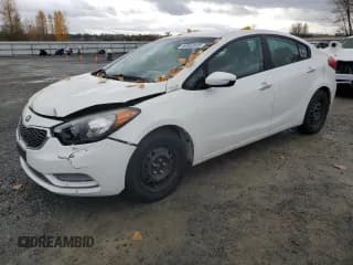 ✅ 2016 Kia Forte LX • VIN: KNAFK4A64G5449884 • Lot: 90862035. Listed on Copart with 126,298 mi. Free auction sales archive from the USA and detailed vehicle history report at DreamBid. Image 1.