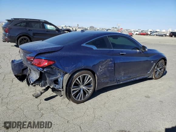 ✅ 2017 Infiniti Q60 Sport • VIN: JN1EV7EK8HM360375 • Lot: 70955245. Listed on Copart with 89,175 mi. Free auction sales archive from the USA and detailed vehicle history report at DreamBid. Image 3.