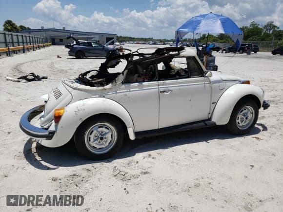✅ 1979 Volkswagen Beetle • VIN: 1592037911 • Lot: 57837324. Listed on Copart with Not provided. Free auction sales archive from the USA and detailed vehicle history report at DreamBid. Image 3.
