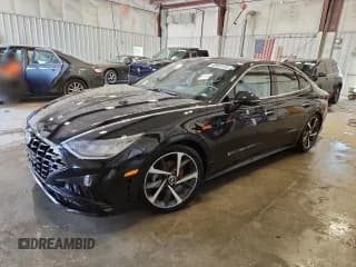 ✅ 2023 Hyundai Sonata SEL Plus • VIN: KMHL44J28PA272109 • Лот: 69465125. Опубликован ранее на Copart с пробегом Не указан. Бесплатный доступ к архиву аукционных продаж из США и подробный отчёт об истории автомобиля на DreamBid. Изображение 1.