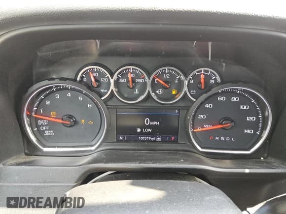 ✅ 2020 Chevrolet Silverado 1500 LT • VIN: 1GCRYDED9LZ156735 • Lot: 65942705. Listed on Copart with 107,319 mi. Free auction sales archive from the USA and detailed vehicle history report at DreamBid. Image 9.