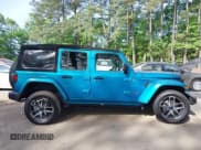 ✅ 2024 Jeep Wrangler Sport S • VIN: 1C4RJXN64RW227566 • Lot: 42164607. Listed on IAAI with 9,676 mi. Free auction sales archive from the USA and detailed vehicle history report at DreamBid. Image 14.