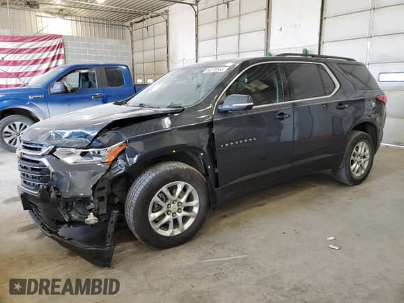 ✅ 2021 Chevrolet Traverse LT Cloth • VIN: 1GNERGKW5MJ233918 • Lot: 84219555. Listed on Copart with 82,663 mi. Free auction sales archive from the USA and detailed vehicle history report at DreamBid. Image 1.