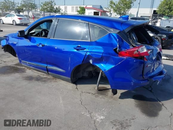 ✅ 2019 Acura RDX w/A-Spec Pkg • VIN: 5J8TC2H6XKL028609 • Lot: 42224720. Listed on IAAI with Not provided. Free auction sales archive from the USA and detailed vehicle history report at DreamBid. Image 3.