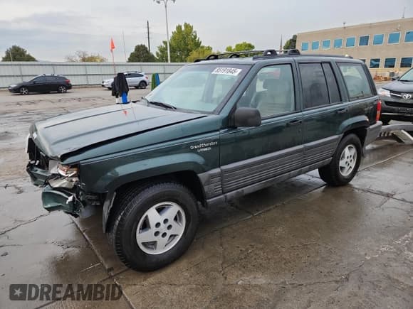 ✅ 1994 Jeep Grand Cherokee Laredo • VIN: 1J4GZ58S5RC195185 • Lot: 85191845. Listed on Copart with 67,415 mi. Free auction sales archive from the USA and detailed vehicle history report at DreamBid. Image 1.