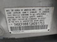 ✅ 2002 Honda Accord VP • VIN: 1HGCF86612A091753 • Lot: 42252066. Listed on IAAI with 197,844 mi. Free auction sales archive from the USA and detailed vehicle history report at DreamBid. Image 9.