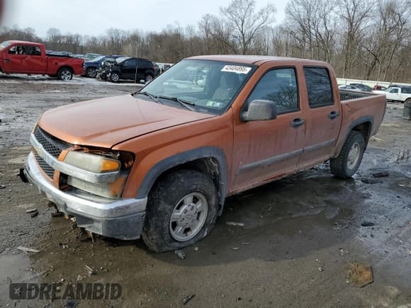 ✅ 2006 Chevrolet Colorado 1LT • VIN: 1GCDT136868130620 • Lot: 43404895. Wystawiony na Copart z przebiegiem Nie podano. Bezpłatny archiwum sprzedaży aukcyjnych z USA i szczegółowy raport historii pojazdu na DreamBid. Zdjęcie 1.