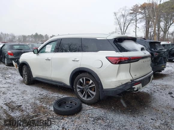 ✅ 2024 Infiniti QX60 Luxe • VIN: 5N1DL1FS2RC333718 • Lot: 41167491. Listed on IAAI with 27,306 mi. Free auction sales archive from the USA and detailed vehicle history report at DreamBid. Image 3.