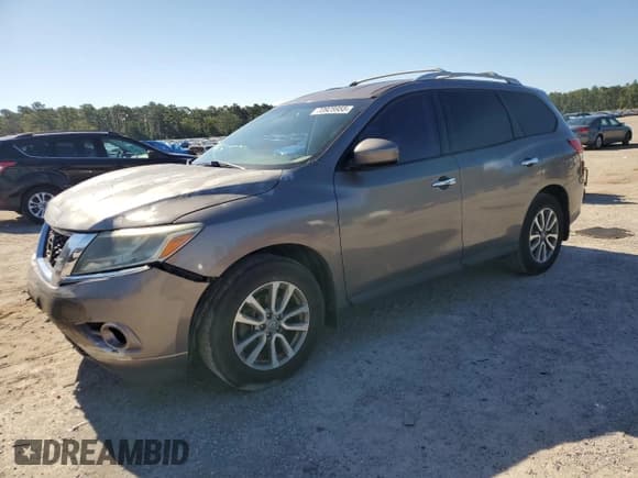 ✅ 2014 Nissan Pathfinder SV • VIN: 5N1AR2MN7EC649842 • Лот: 70925955. Опубликован ранее на Copart с пробегом 165 661 миль. Бесплатный доступ к архиву аукционных продаж из США и подробный отчёт об истории автомобиля на DreamBid. Изображение 1.
