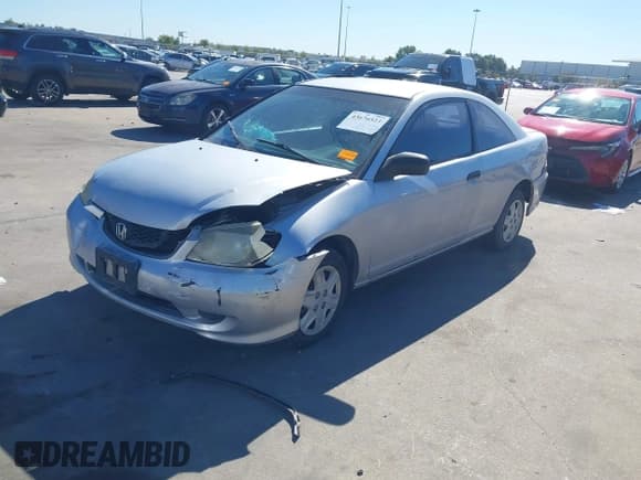 ✅ 2005 Honda Civic VP • VIN: 1HGEM21195L065515 • Lot: 43676523. Listed on IAAI with 156,618 mi. Free auction sales archive from the USA and detailed vehicle history report at DreamBid. Image 2.