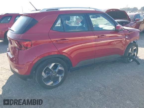 ✅ 2023 Hyundai Venue SEL • VIN: KMHRC8A37PU228825 • Lot: 41167903. Listed on IAAI with 15,606 mi. Free auction sales archive from the USA and detailed vehicle history report at DreamBid. Image 4.