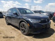 ✅ 2023 Volkswagen Tiguan SE R-Line Black • VIN: 3VV8B7AXXPM071863 • Лот: 55653325. Опубликован ранее на Copart с пробегом 12 054 миль. Бесплатный доступ к архиву аукционных продаж из США и подробный отчёт об истории автомобиля на DreamBid. Изображение 4.