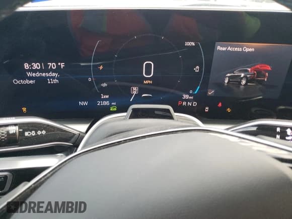 ✅ 2023 Cadillac LYRIQ RWD Luxury • VIN: 1GYKPMRK1PZ003280 • Lot: 70182293. Wystawiony na Copart z przebiegiem 2 186 mil. Bezpłatny archiwum sprzedaży aukcyjnych z USA i szczegółowy raport historii pojazdu na DreamBid. Zdjęcie 9.