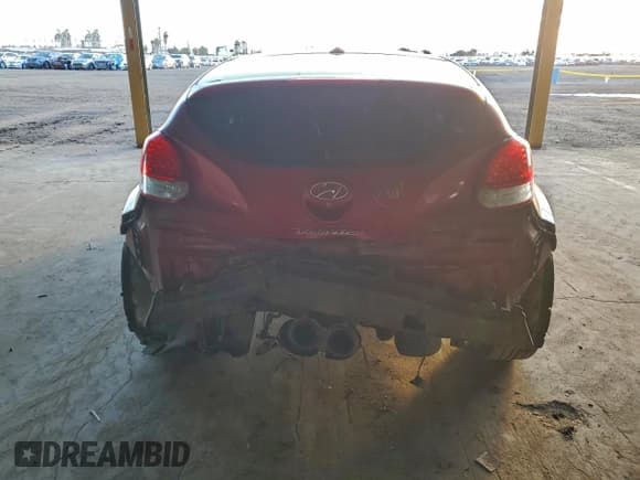 ✅ 2014 Hyundai Veloster Turbo • VIN: KMHTC6AE4EU207682 • Lot: 95551025. Listed on Copart with 100,738 mi. Free auction sales archive from the USA and detailed vehicle history report at DreamBid. Image 6.