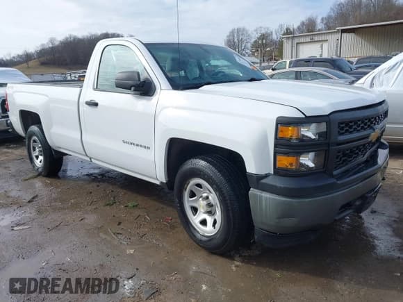 ✅ 2015 Chevrolet Silverado 1500 LS • VIN: 1GCNKPEH1FZ423830 • Лот: 41716487. Опубликован ранее на IAAI с пробегом 129 247 миль. Бесплатный доступ к архиву аукционных продаж из США и подробный отчёт об истории автомобиля на DreamBid. Изображение 1.