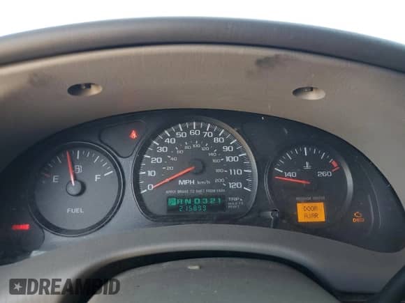 2005 Chevrolet Impala с VIN 2G1WF52E559166597, выставлен на аукционе Copart как лот 76378204 с пробегом 215 899 миль миль и Списание • Salvage title. История ставок и продаж доступна на DreamBid. Изображение 9.