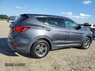 2018 Hyundai Santa Fe 2.4L z VIN 5XYZT3LB5JG560895, wystawiony jako Copart lot #85306865 z przebiegiem 137 576 mil mil oraz Czysty tytuł • Clean title. Historia ofert i sprzedaży dostępna na DreamBid. Obrazek 3.