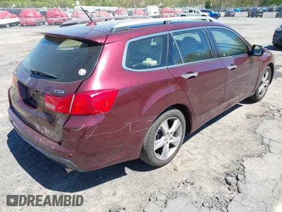 ✅ 2012 Acura TSX • VIN: JH4CW2H51CC002820 • Lot: 42102143. Listed on IAAI with 139,222 mi. Free auction sales archive from the USA and detailed vehicle history report at DreamBid. Image 4.