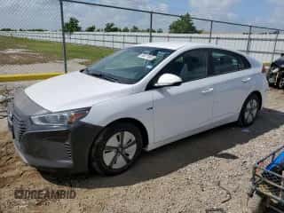 2017 Hyundai Ioniq Blue with VIN KMHC65LC3HU047196, listed as a Copart auction lot 60471863 with 104,762 mi miles and . Bid and sale history available at DreamBid. Image 1.