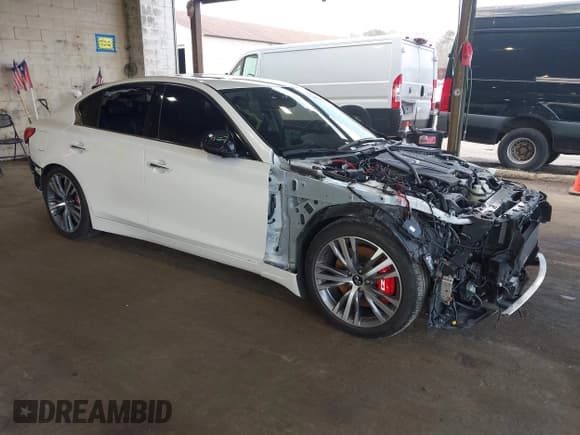 ✅ 2020 Infiniti Q50 Luxe • VIN: JN1EV7AR9LM254187 • Lot: 41892758. Listed on IAAI with 56,142 mi. Free auction sales archive from the USA and detailed vehicle history report at DreamBid. Image 1.