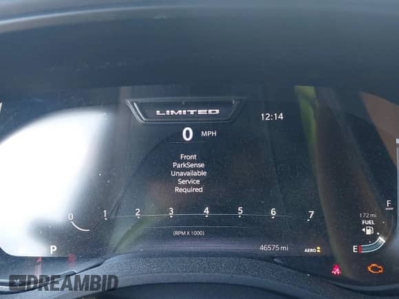 2023 Ram 1500 Limited with VIN 1C6SRFHT0PN517870, listed as a IAAI auction lot 43103863 with 46,575 mi miles and . Bid and sale history available at DreamBid. Image 7.