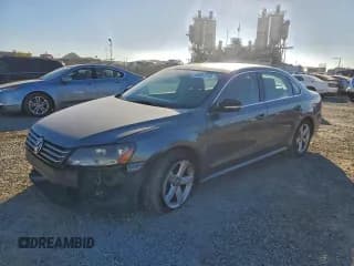✅ 2013 Volkswagen Passat SE • VIN: 1VWBP7A34DC060368 • Lot: 95981715. Listed on Copart with 254,020 mi. Free auction sales archive from the USA and detailed vehicle history report at DreamBid. Image 1.