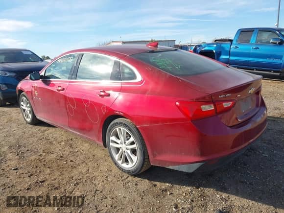2018 Chevrolet Malibu LT with VIN 1G1ZD5ST2JF265493, listed as a IAAI auction lot 43421582 with 43,542 mi miles and . Bid and sale history available at DreamBid. Image 3.