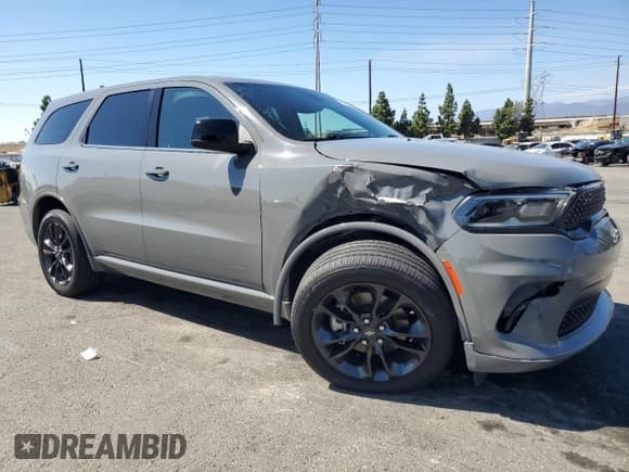 ✅ 2022 Dodge Durango SXT • VIN: 1C4RDHAG1NC217584 • Lot: 81989665. Listed on Copart with 34,808 mi. Free auction sales archive from the USA and detailed vehicle history report at DreamBid. Image 4.