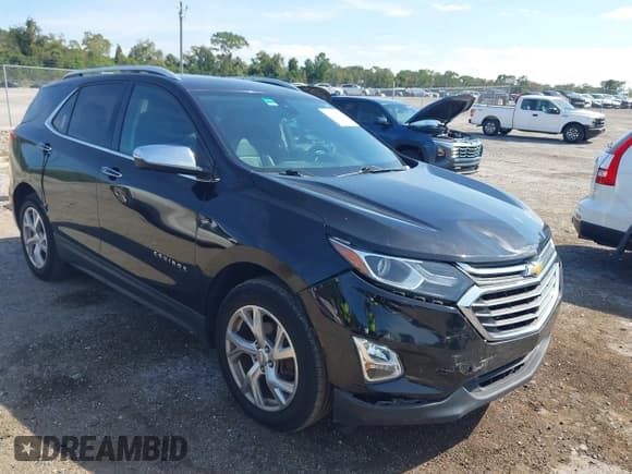 ✅ 2019 Chevrolet Equinox Premier • VIN: 3GNAXNEV7KL222761 • Lot: 43531436. Listed on IAAI with 86,322 mi. Free auction sales archive from the USA and detailed vehicle history report at DreamBid. Image 1.