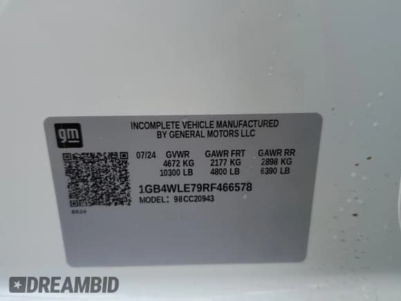 ✅ 2024 Chevrolet Silverado 1500 • VIN: 1GB4WLE79RF466578 • Лот: 84248384. Опубликован ранее на Copart с пробегом 748 миль. Бесплатный доступ к архиву аукционных продаж из США и подробный отчёт об истории автомобиля на DreamBid. Изображение 12.