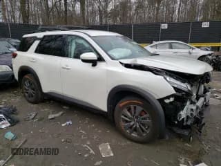 ✅ 2022 Nissan Pathfinder SV • VIN: 5N1DR3BC5NC231865 • Lot: 73283162. Listed on Copart with 16,363 mi. Free auction sales archive from the USA and detailed vehicle history report at DreamBid. Image 4.