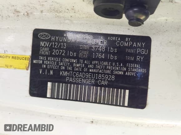 ✅ 2014 Hyundai Veloster • VIN: KMHTC6AD9EU185928 • Lot: 41720927. Wystawiony na IAAI z przebiegiem 94 023 mil. Bezpłatny archiwum sprzedaży aukcyjnych z USA i szczegółowy raport historii pojazdu na DreamBid. Zdjęcie 9.