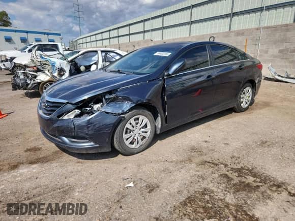 2013 Hyundai Sonata GLS with VIN 5NPEB4AC7DH594305, listed as a Copart auction lot 69480165 with 212,890 mi miles and Salvage title. Bid and sale history available at DreamBid. Image 1.