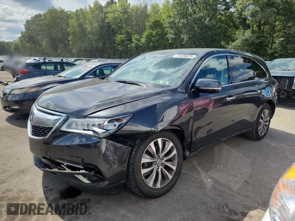 ✅ 2015 Acura MDX Technology • VIN: 5FRYD4H60FB020068 • Lot: 71476875. Listed on Copart with 151,622 mi. Free auction sales archive from the USA and detailed vehicle history report at DreamBid. Image 1.