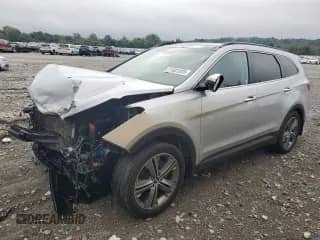 2015 Hyundai Santa Fe Limited with VIN KM8SR4HFXFU113370, listed as a Copart auction lot 81681035 with 157,545 mi miles and Salvage title. Bid and sale history available at DreamBid. Image 1.