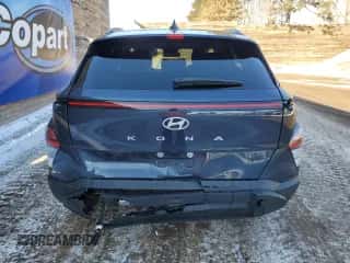 2024 Hyundai Kona SEL with VIN KM8HB3AB2RU117059, listed as a Copart auction lot 46423235 with 21,554 mi miles and Clean title. Bid and sale history available at DreamBid. Image 6.